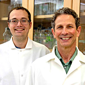 2017 Hartwell Fellow Jeffrey Scott Fites, Ph.D. (L) and mentor Bruce Klein, MD, University of Wisconsin – Madison