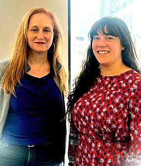 2024 Hartwell Fellow April Bell, Ph.D. (R) and mentor Theresa Walunas, Ph.D, Northwestern University